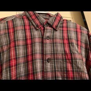 LL Bean Men’s Flannel Medium 100% Cotton